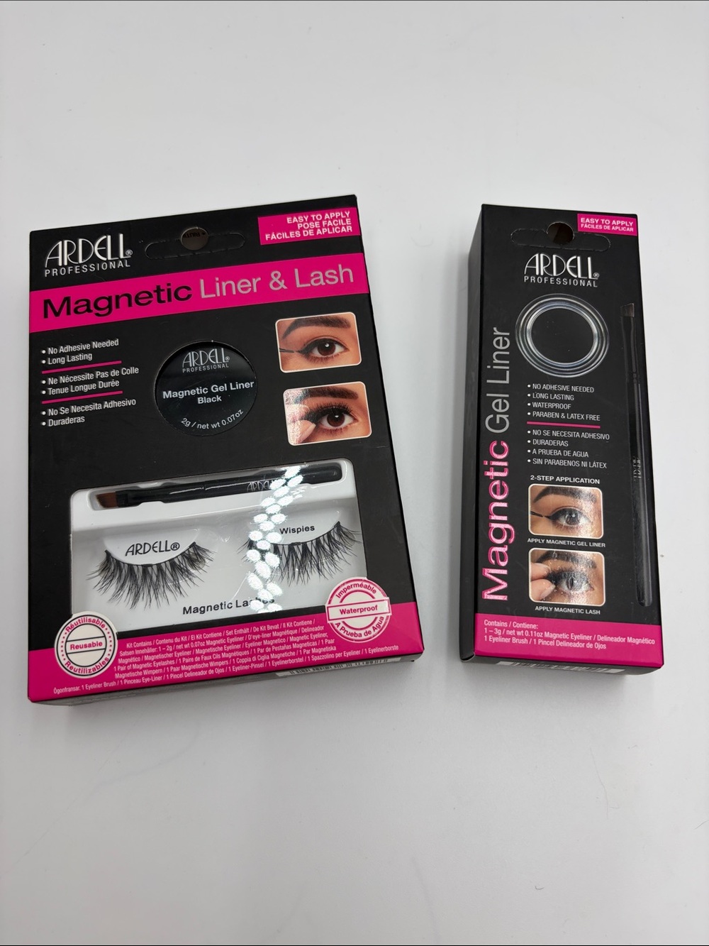 Ardell Magnetic Liner & Lash Set - Black with Pink Accents